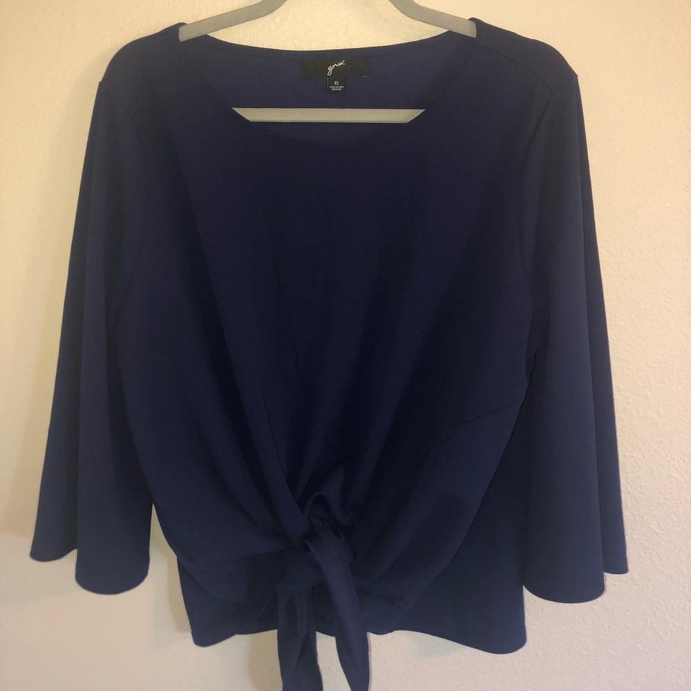 Navy Blue Blouse